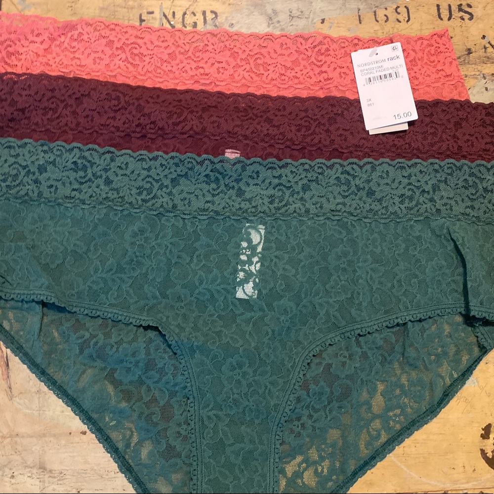 3 pack lace panties